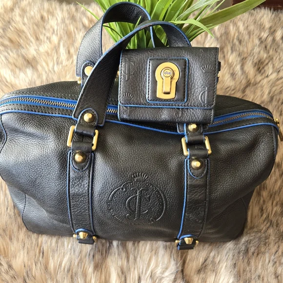 Vintage Juicy Couture Bag with Wallet Navy Blue - Picture 1 of 11